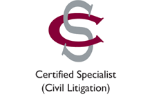 certified specialist (civil litigation) logo