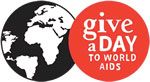 Give a Day to World Aids web logo