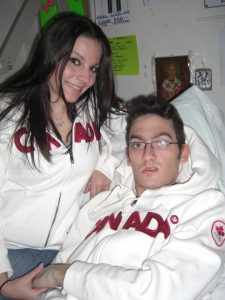 Image of Nicholas Morihovitis and his sister at St. Michael's Hospital