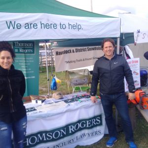 Personal injury lawyer Ian Furlong and Tawnya Rudy at The Norwood Fall Fair 2016