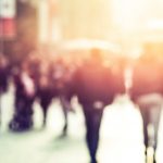 pedestrians walking on the street