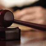 gavel on desk