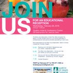 Brain Injury Association of Sault Ste. Marie Educational Reception 2018 flyer