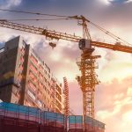 crane in construction site