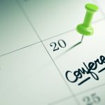 conference marked on calendar